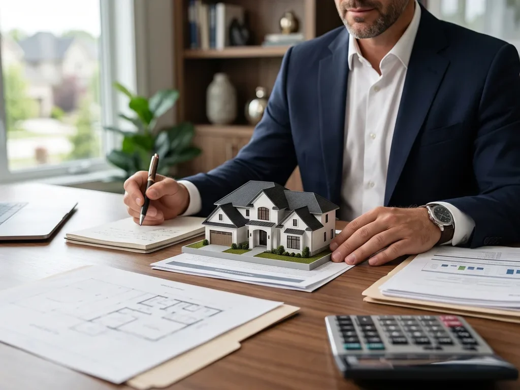 Luxury residential property representing jumbo mortgage financing
